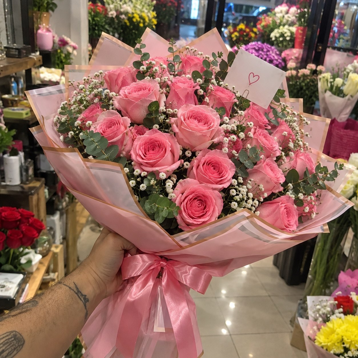 Pembe Gül Buketi
